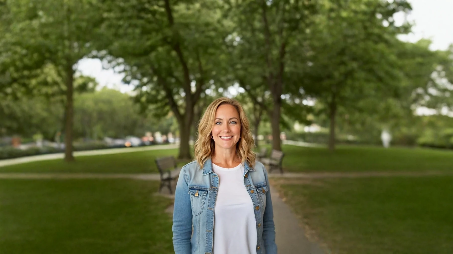 Heather Feikema, LICSW, smiling outdoors